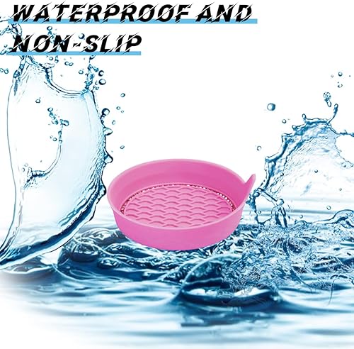 Miniatura 111 de zipelo Bling Car Cup Coaster, 4 Pack Universal Vehicle Anti-Slip Cup Holder Insert Coasters, Crystal Rhinestone Silicone Shockproof Drink Mat, Car