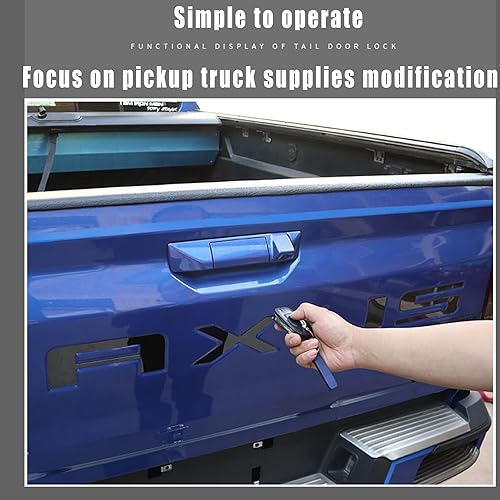 Miniatura 6 de Cerradura de seguridad eléctrica para portón trasero NAVARA NP300 D23 2.3L 2.5L 2015-2021, cerradura antirrobo de cama remota