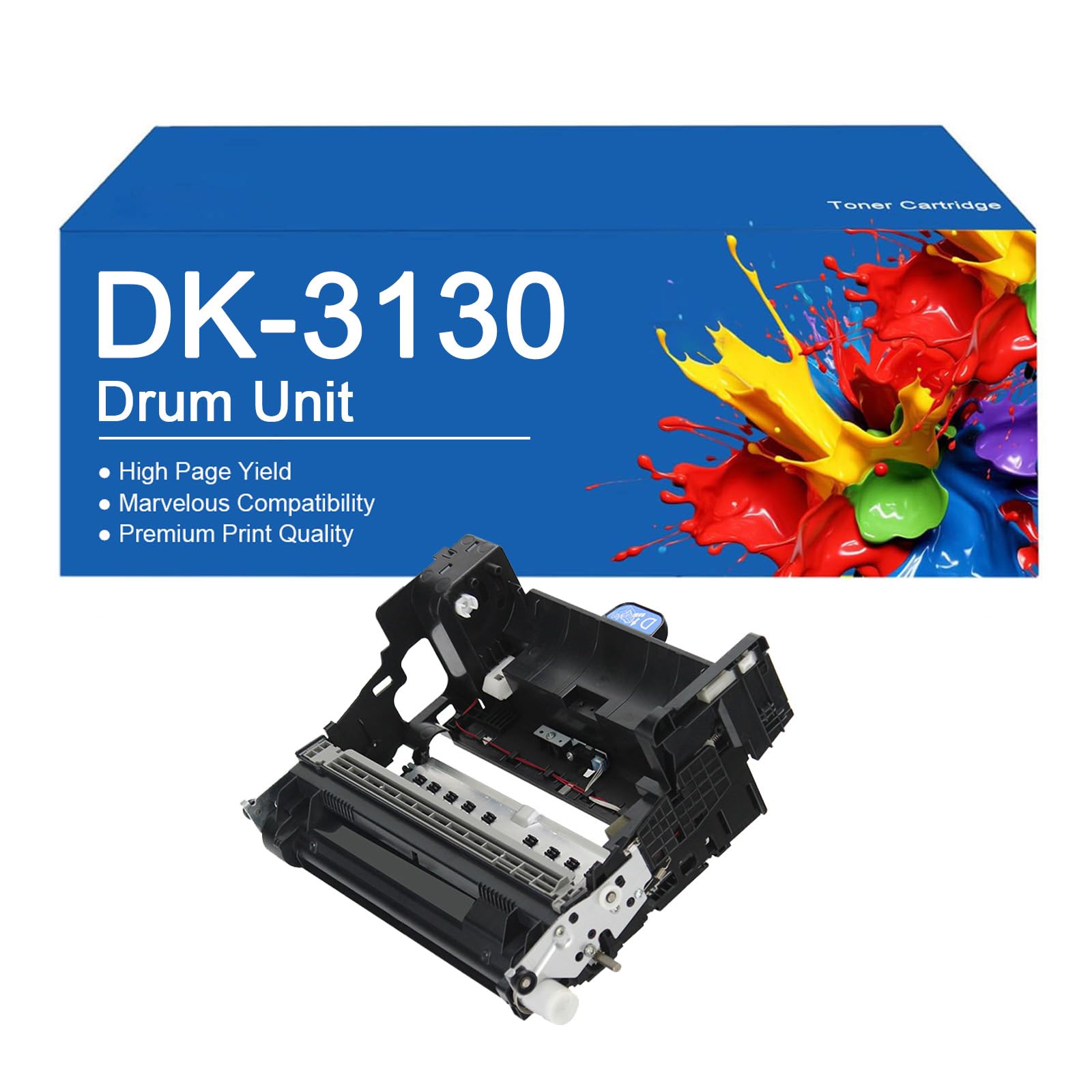Unità tamburo DK-3130 (302LV93065) sostitutiva per stampanti Kyocera ECOSYS M3550idn, M3560idn, FS-4100DN e 4200DN; facile da installare e utilizzare.,DK3130 -1Set