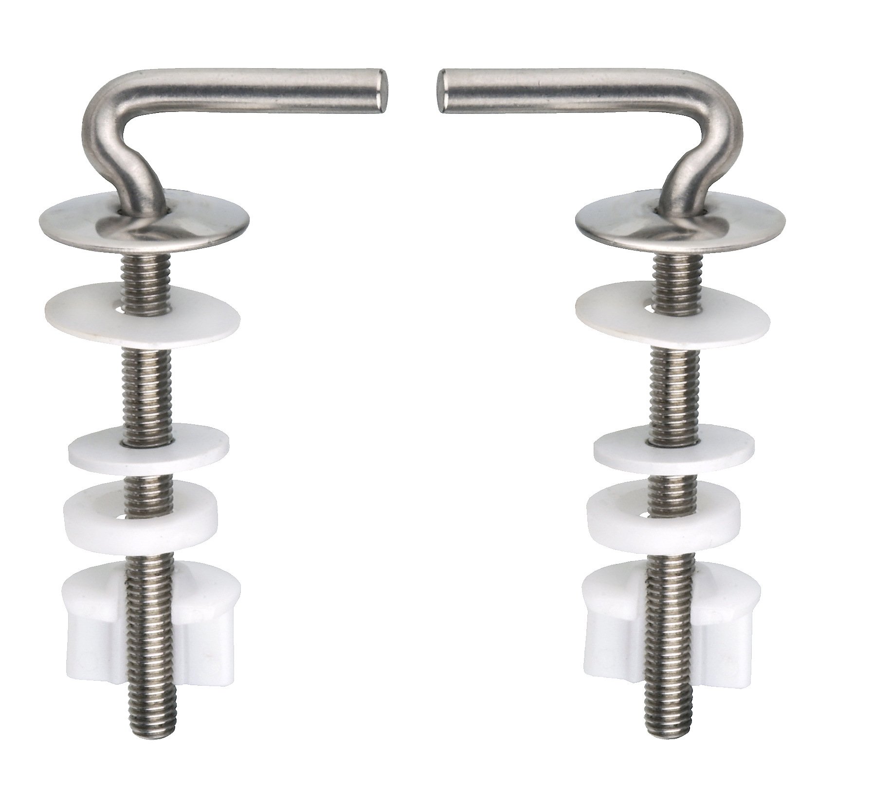 Cornat Silber Tec364896 Toilet Seat Hinge With Mounting - Clear