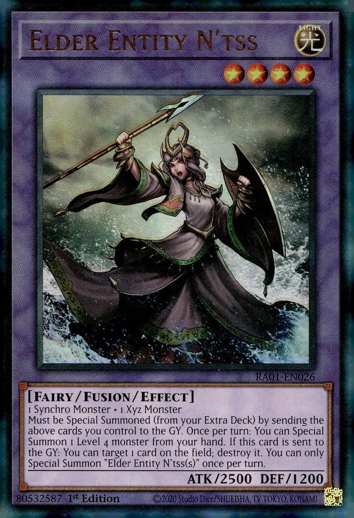 Amazon.com: Elder Entity N'tss (PUR) - RA01-EN026 - Prismatic Ultimate Rare 