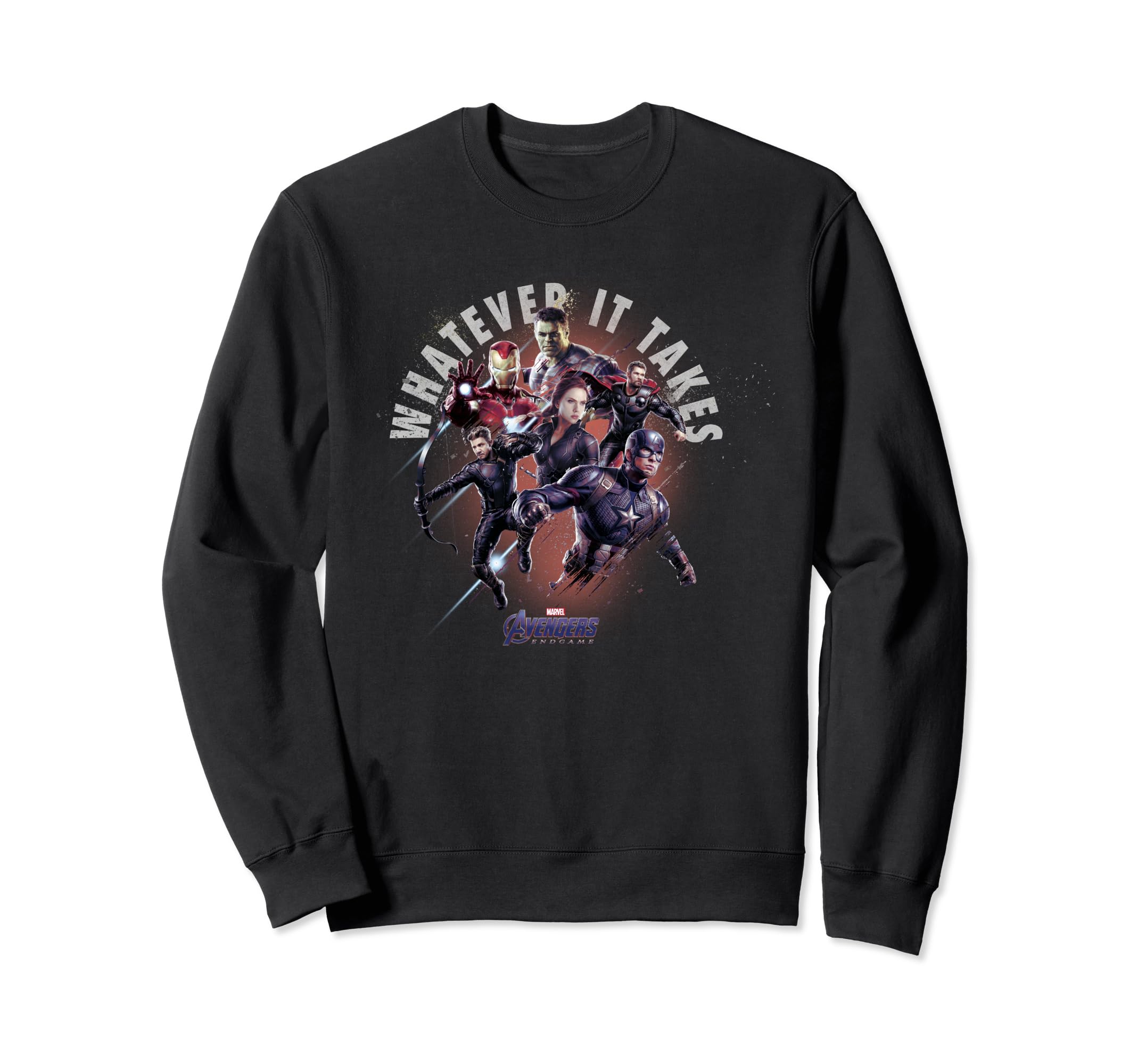 Sweatshirt Marvel Avengers Endgame : le pull Whatever It Takes idéal pour soirée ciné