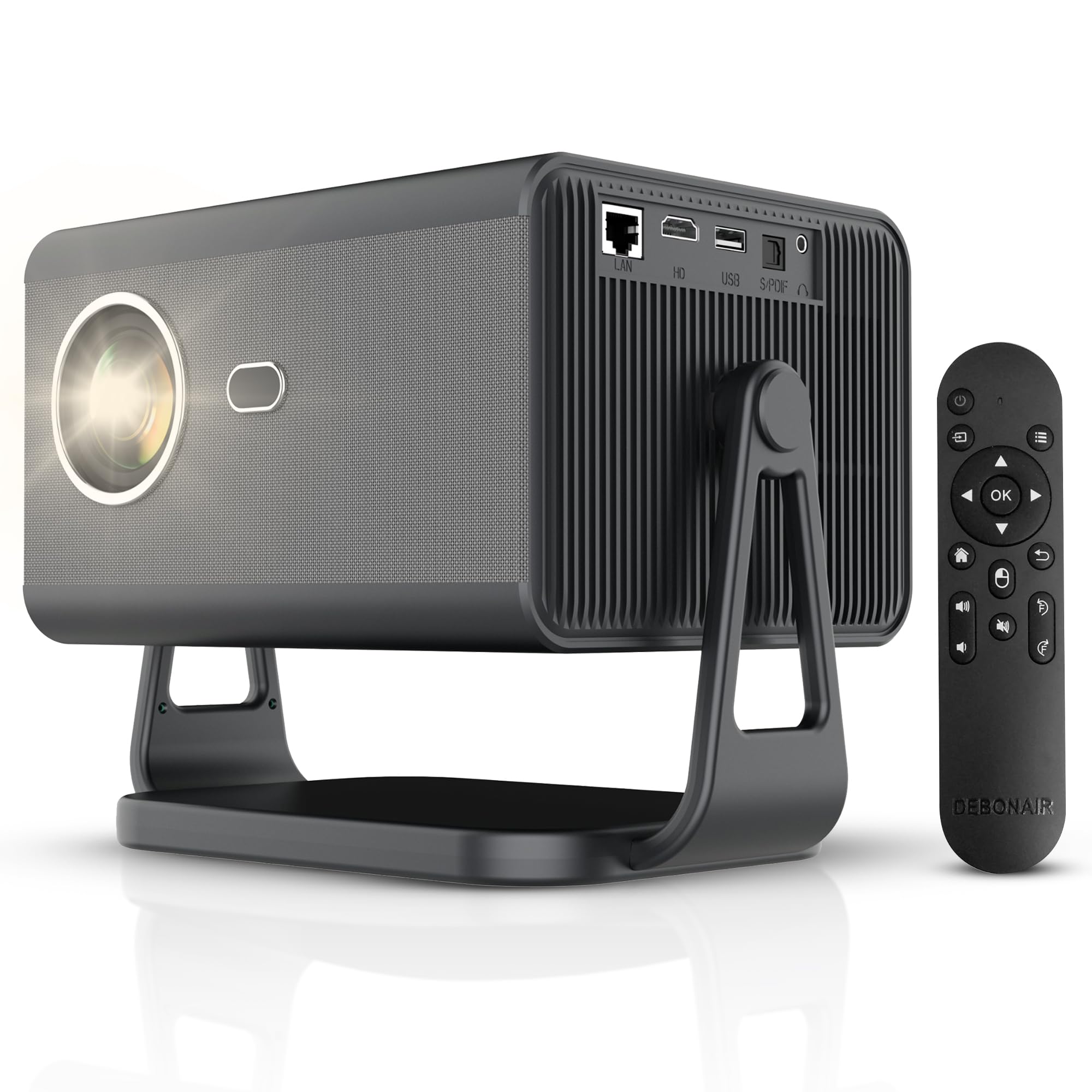 DEBONAIR CineX Pro 4K Ultra HD Native 1080p Android Projector | 1300 ANSI Lumens Auto (Focus+Screen Fit+OBA) Android 12 | Dust Proof Engine 10W Speaker Dual WiFi BT5.0| 300" Display | Cinema Exp-picture-14