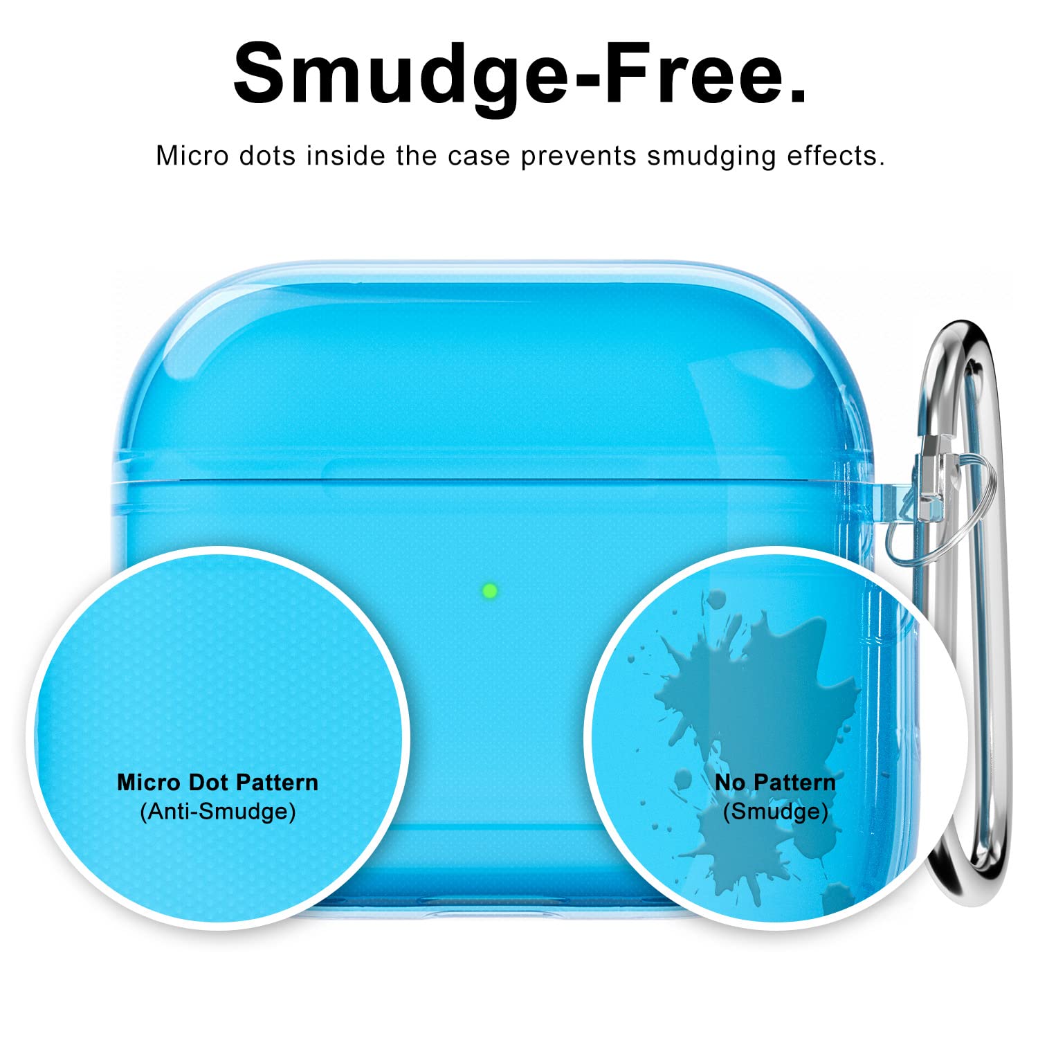 Svanove for Airpods 4 Case Clear Hard, Transparent Simple Cute Airpods 4th Generation Case with Keychain, Girly Y2k Aesthetic Trendy Airpods Cover Accessories for Women Girl, Neon Hot Pink — view 17