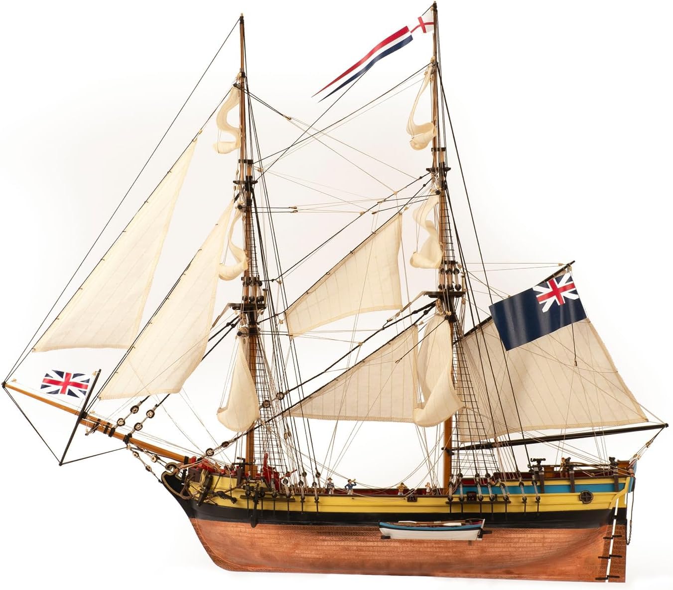 Artesanía Latina - Modello di Barca in Legno – Brigantin Army Inglese, HMS Supply - Modello 22420, Scala 1:50 - Modelli da Assemblare - Livello Medio
