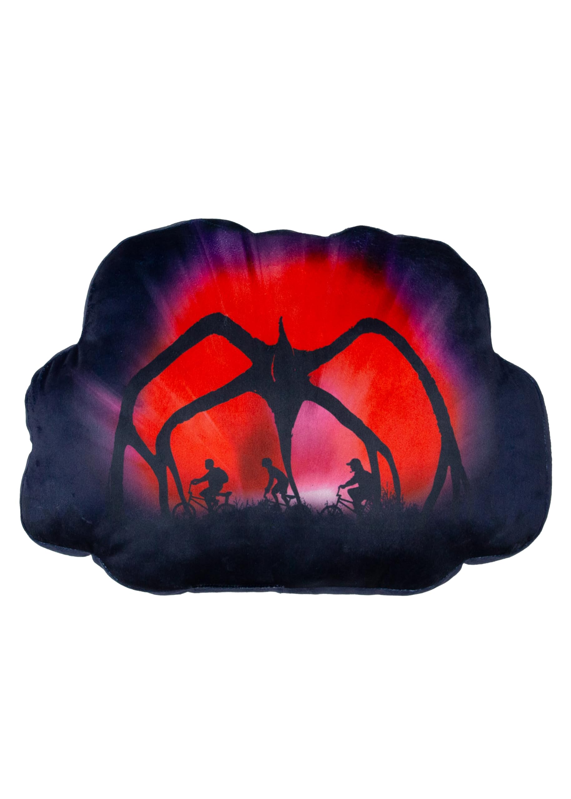 Stranger Things Character World - Cuscino con licenza ufficiale, super morbido, reversibile, 2 lati, design con fiamme, perfetto per qualsiasi camera da letto, divano o letto, 30 x 40 cm