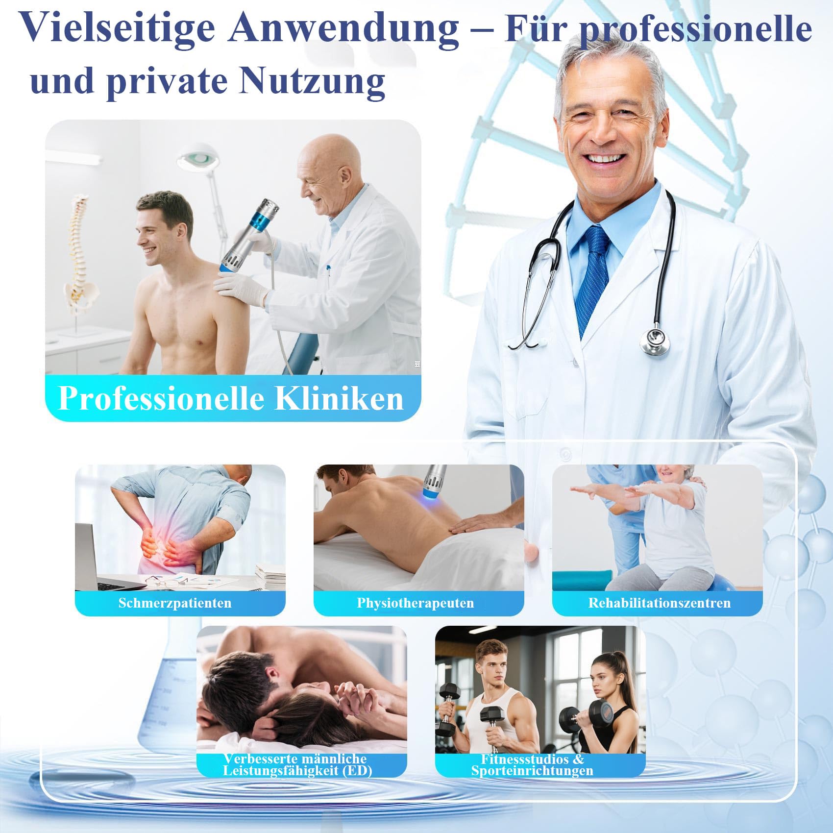 2026 ESWT Stoßwellentherapie Gerät Männer, ED Shockwave Therapy Machine