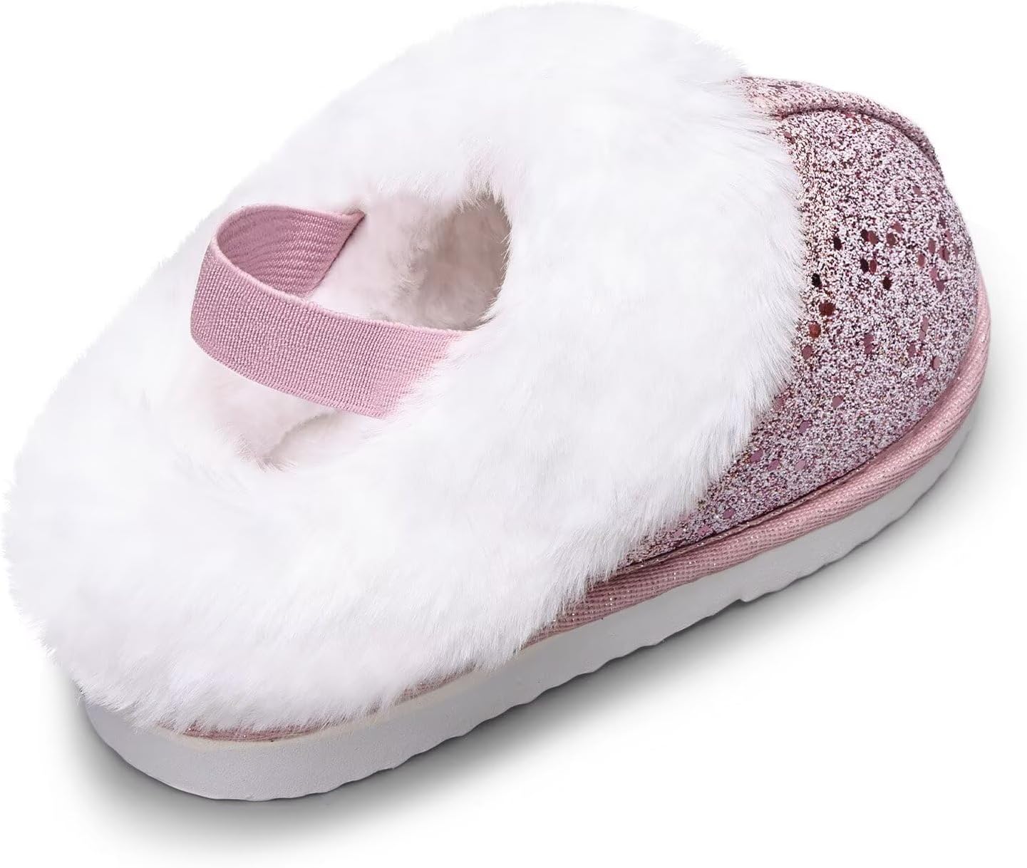 IceUnicorn Toddler Slippers with Backstrap Girls Boys Fuzzy House Shoes Kids Warm Memory Foam Slippers Bedroom Slides for Indoor Outdoor - Image 6