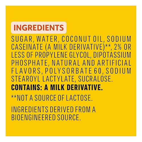 Miniatura 3 de Coffee mate - Concentrado líquido de avellana, botella de bomba de 1.5 litros con cuchara de café By The Cup