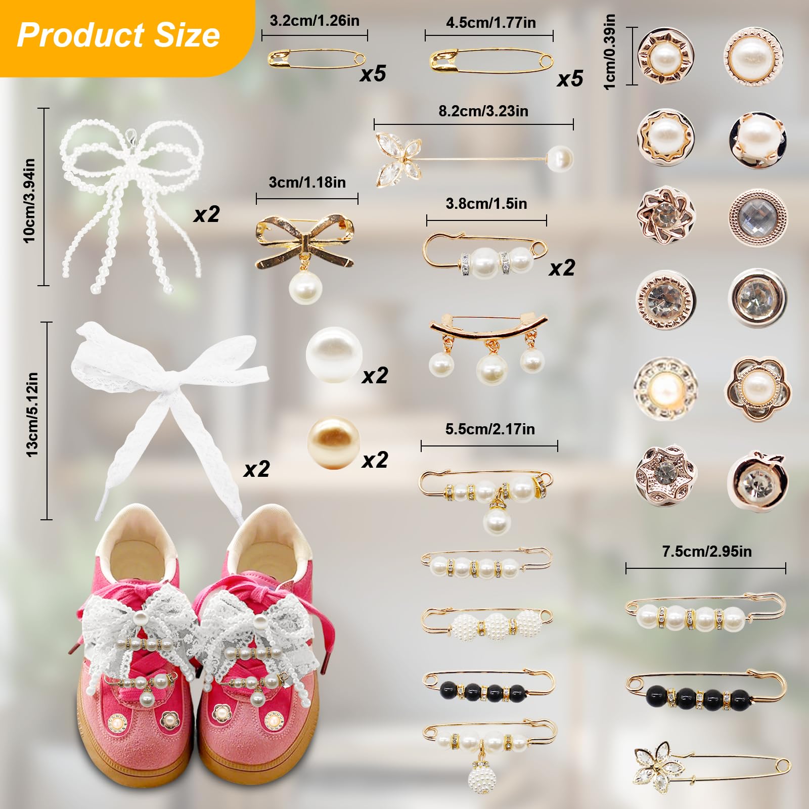 16 Charms Per Scarpe Con Cristalli – Decorazioni Brillanti Per Infradito, Sandali, Scarpe Donna