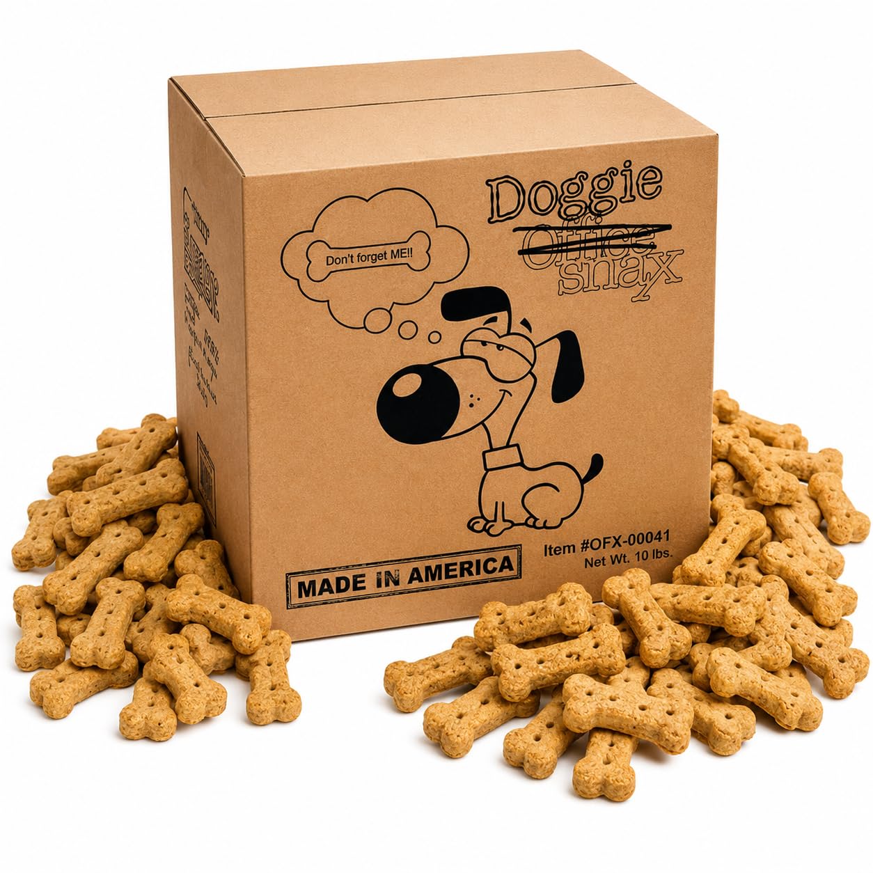 Amazon.com: Office Snax Doggie Snax Chicken Flavor Crunchy Dog