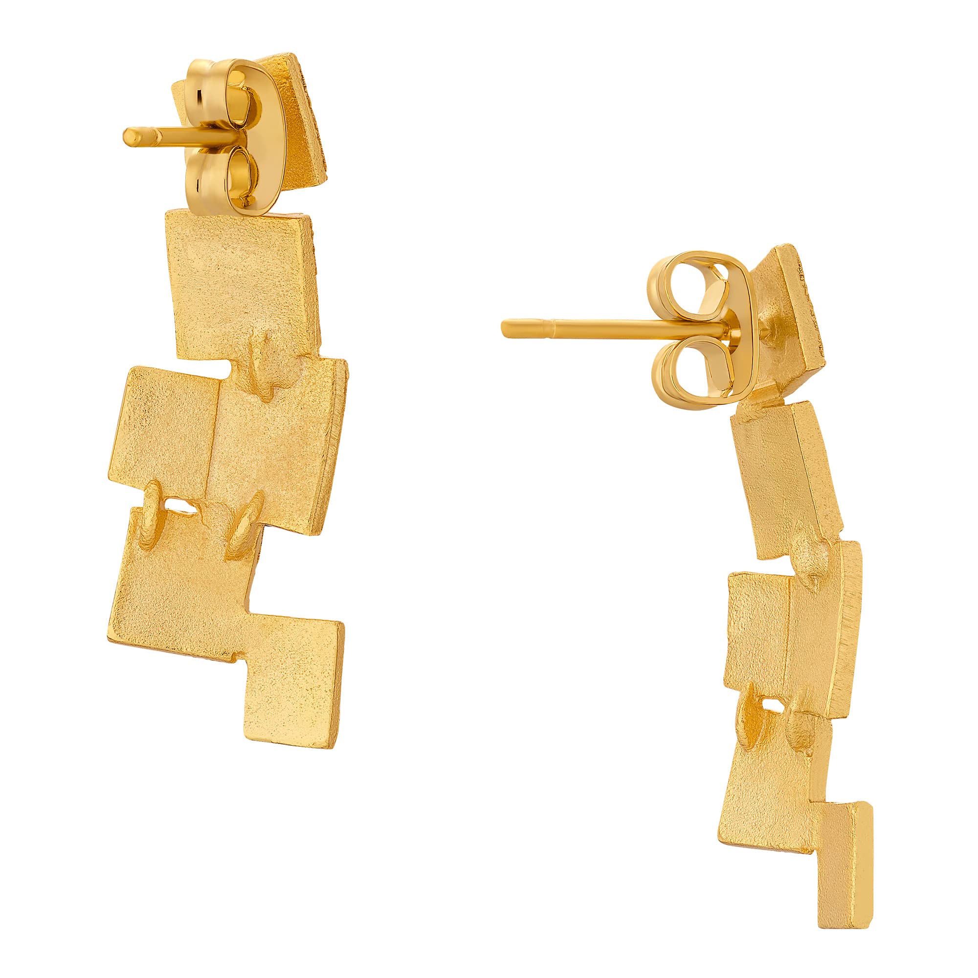 Heideman Set Partis Halskette und Ohrstecker Damen Edelstahl matt | Schöne Geschenkidee zum Jahrestag oder Weihnachten, alltagstauglich, hautfreundlich, nickelfrei und leicht.