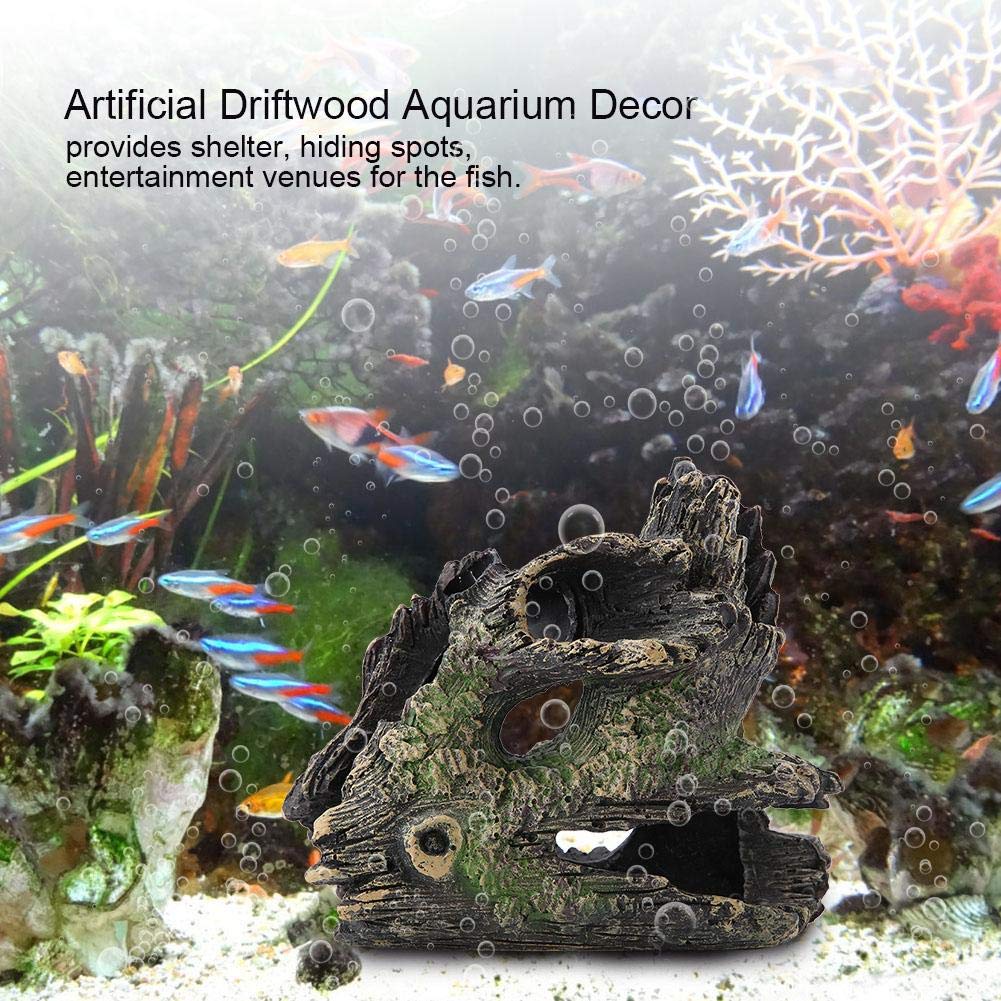 Amazon.co.jp: 水族館 水槽 アクアリウム かくれ流木 オーナメント