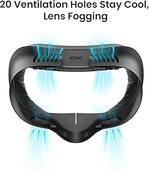 Amazon.com: KIWI design V4 Facial Interface, 2 Face Pads