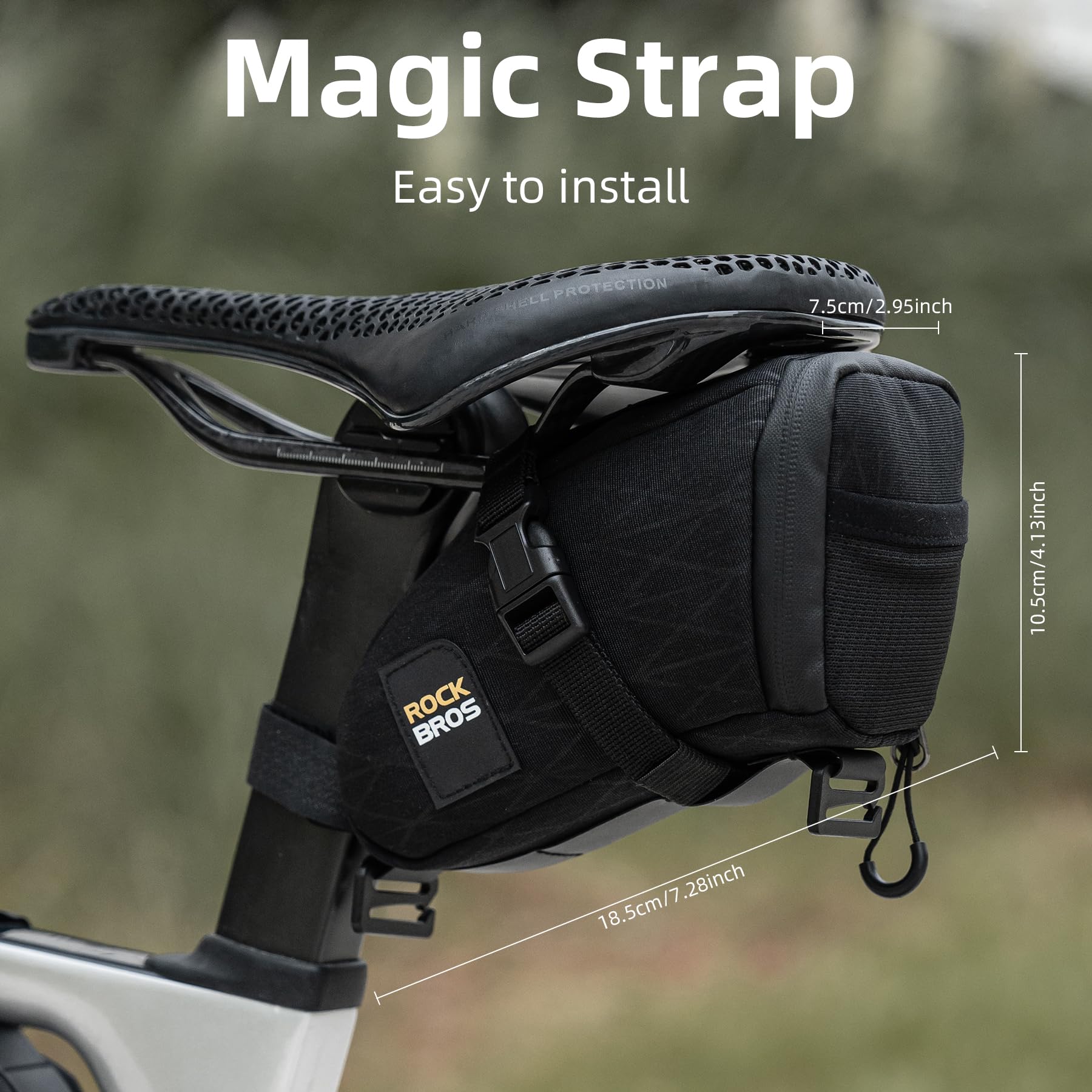Amazon.com: ROCKBROS Bike Triangle Bag Bike Frame Bag Waterproof