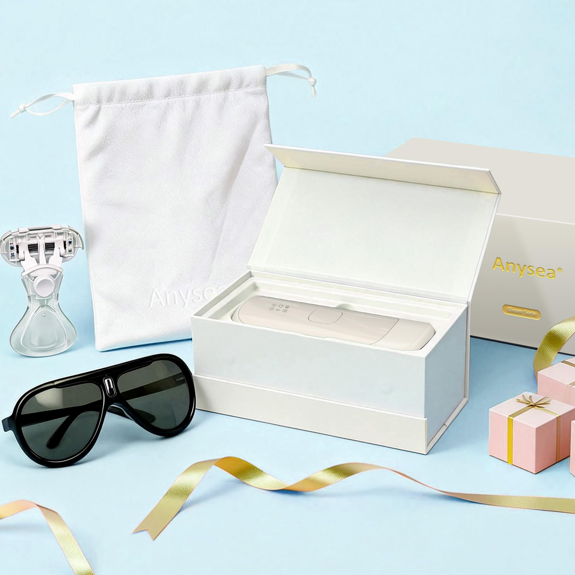 Epilateur Lumiere Pulsee avec Fonction de Saphir-Refroidissement : 22,6J Lumiere Pulsee Epilateur avec 3 Modes, Épilateur Lumière Pulsée pour Femmes et Hommes, Visage, Aisselles, Tout le Corps