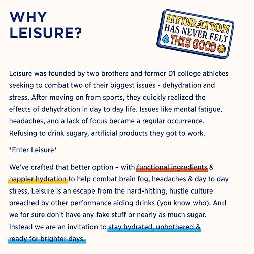 Miniatura 9 de Leisure Project, Bebida de hidratación, paquete variado (latas de 16 onzas, paquete de 12)  Mango tropical, limonada y arándano silvestre  Sin gas,