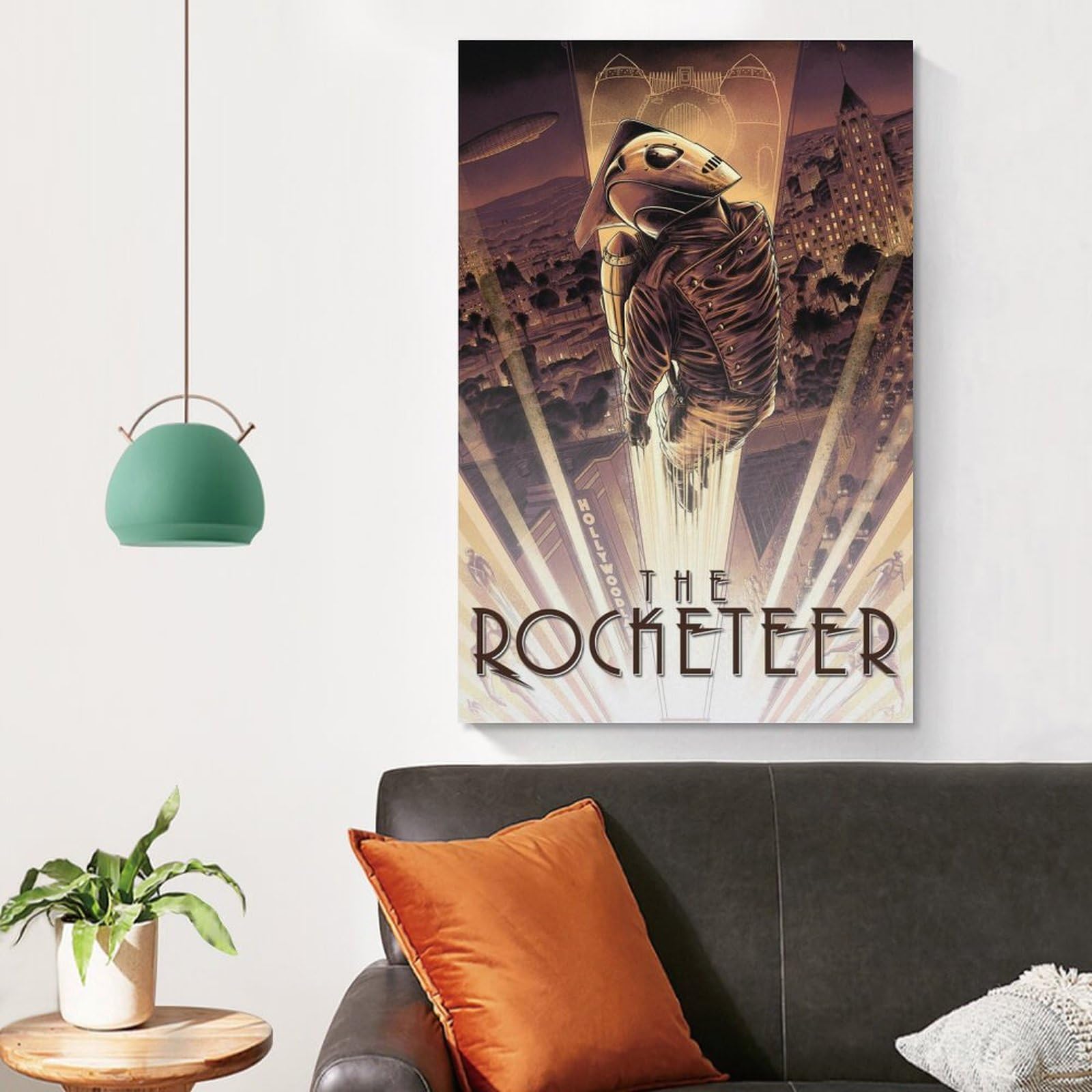 Amazon.co.jp: The Rocketeer 映画ポスター ロケッティア キャンバス 