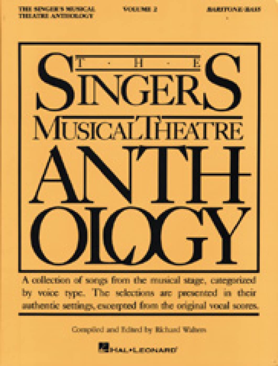 The Singer's Musical Theatre Anthology - Volume 2 Baritone/Bass Book (Piano-Vocal Series)