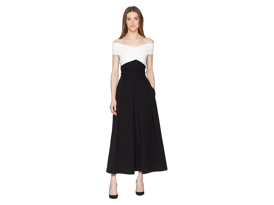 

Preen by Thornton Bregazzi Virginia Dress (Black/White) Women's Dress
