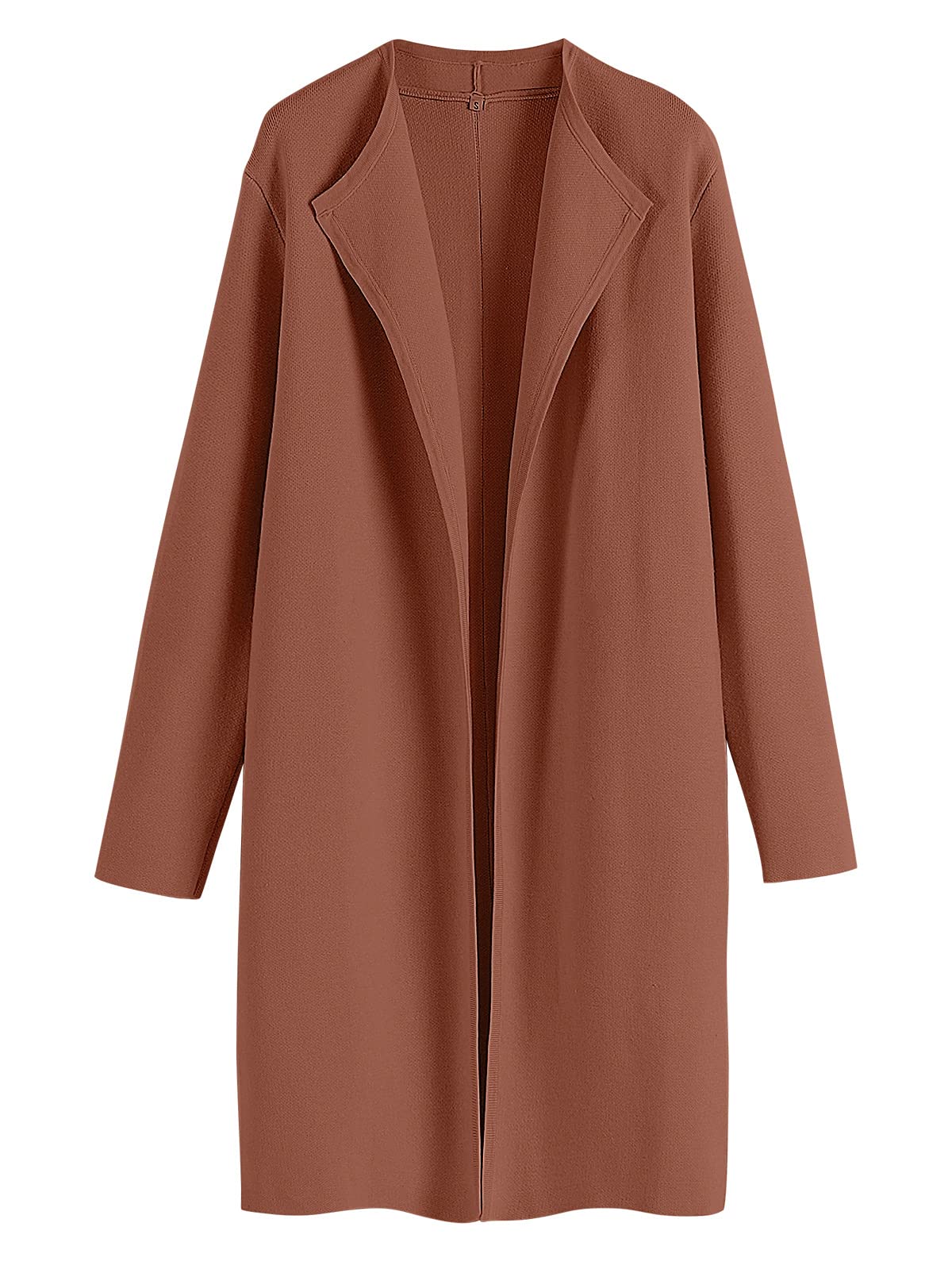 Cardigan Sweater Draped Open Front Jacket ANRABESSWomen's Casual