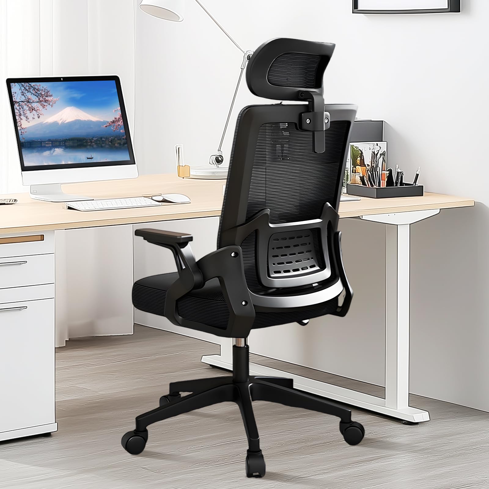 【手渡しのみ 解体可能】パソコンデスクとオフィスチェア 手渡しのみ 解体可能】パソコンデスクとオフィスチェア