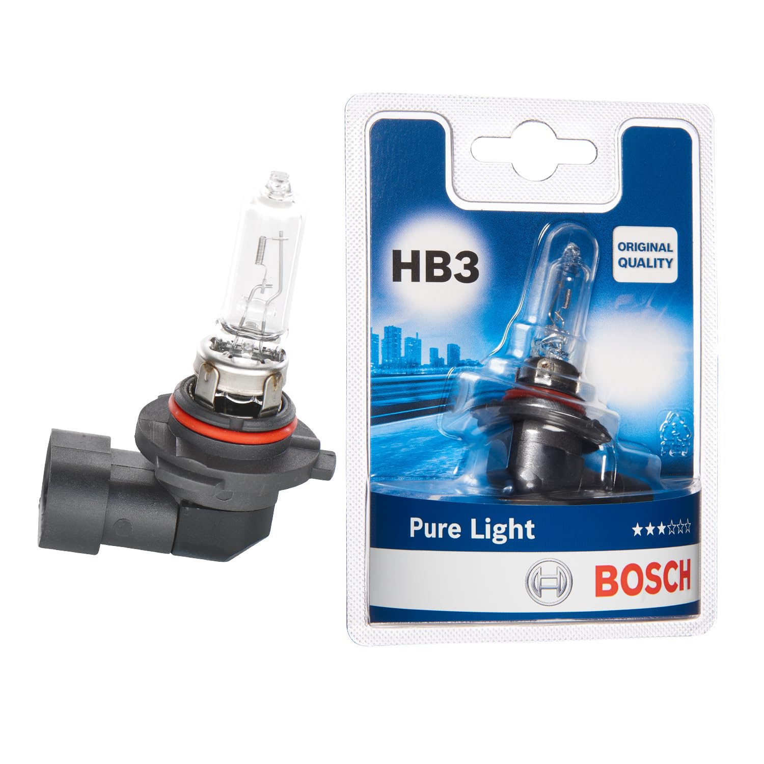 Bosch Light Hb3 12V 60W Pure Car Head Bulb Single