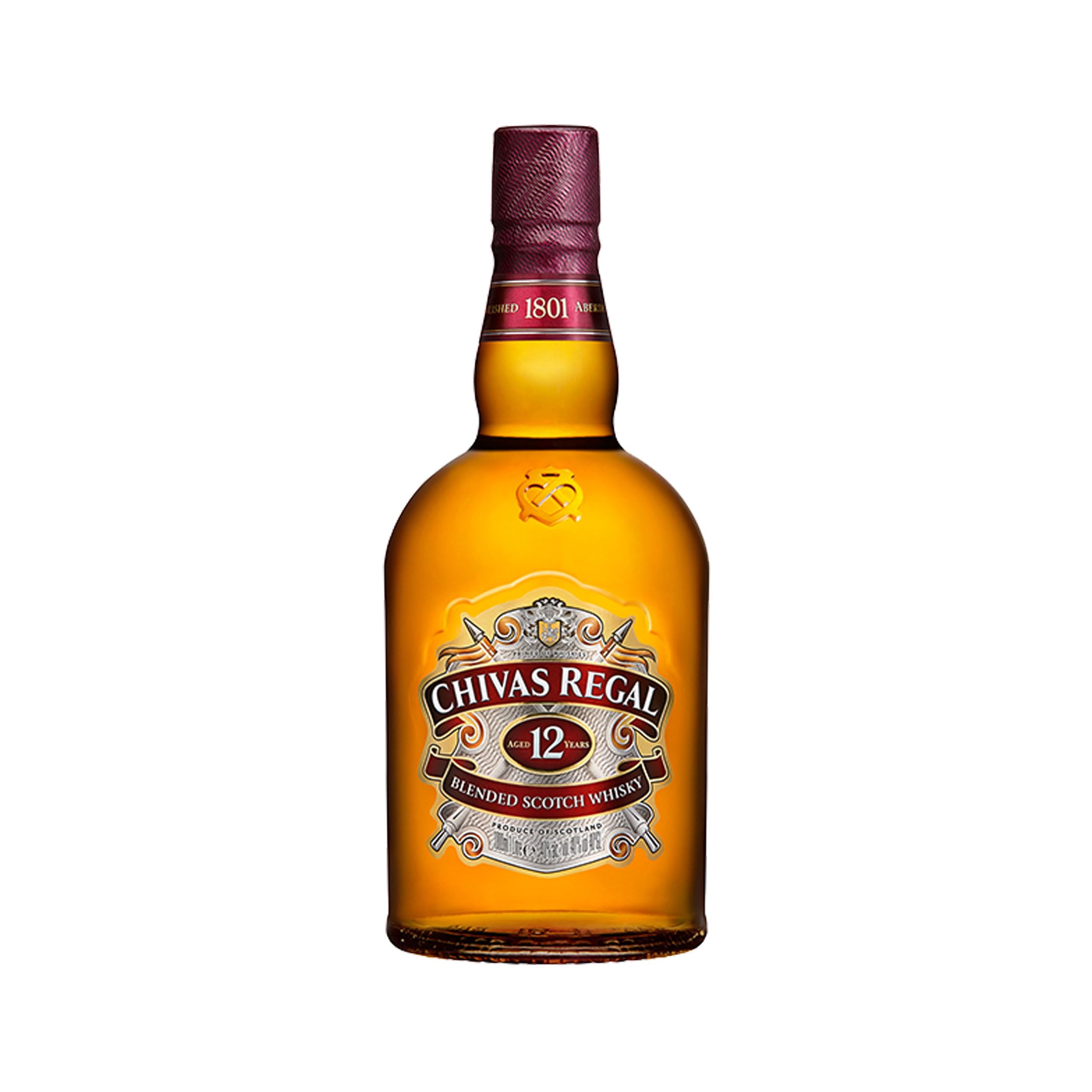 Chivas Regal 12 Years Old - Blended Scotch Whisky aus dem Herzen der Speyside - 1l (1er Pack)