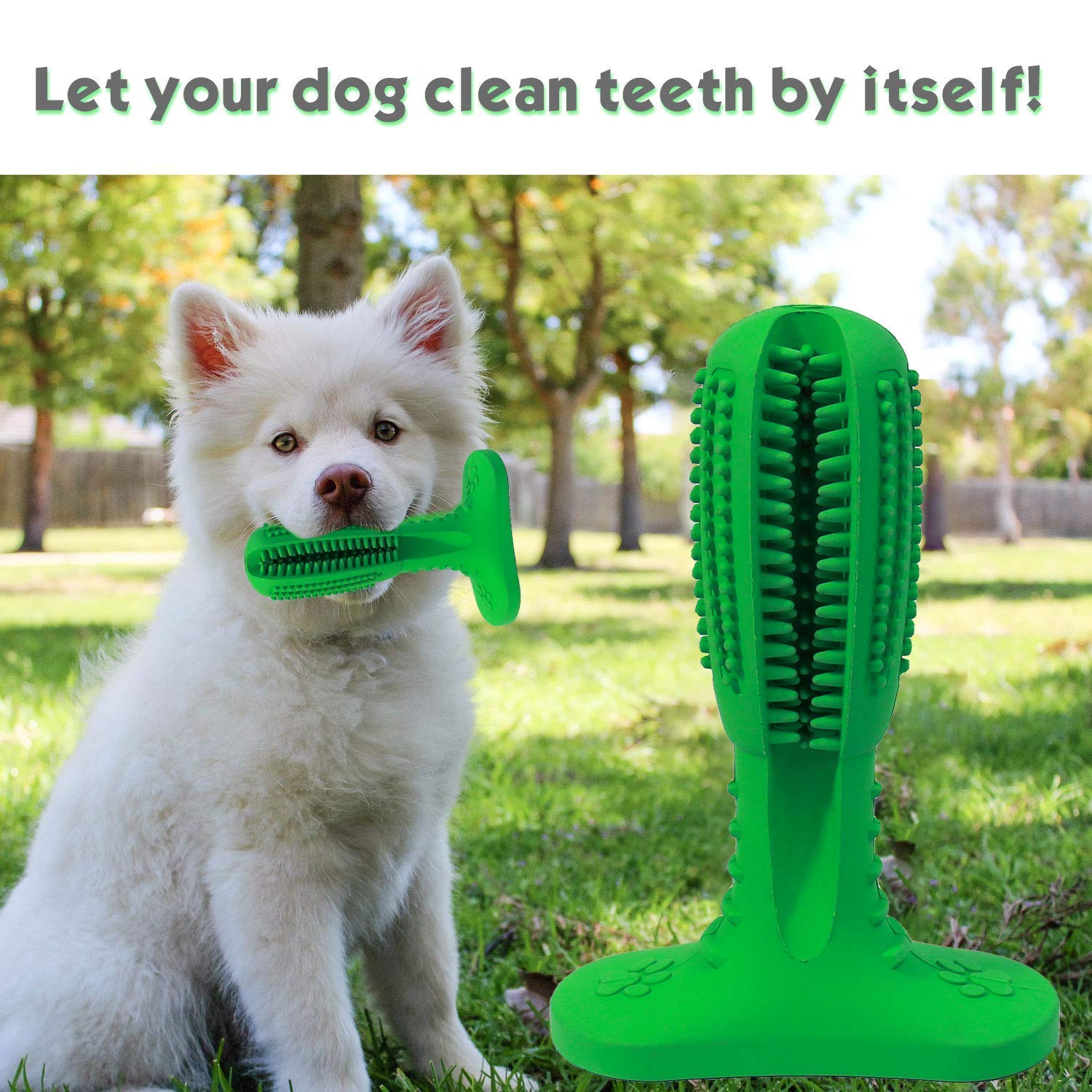 SOPTOOL Natural Rubber Bristly Bite Resistant Non Toxic Tooth Brushing Stick for Puppy Doge pet Dental Care Teeth Cleaning Toy,Brushing Stick for Dogs(Small, 1 /Green) (B08MYSXBSH) Amazon Price History, Amazon Price Tracker