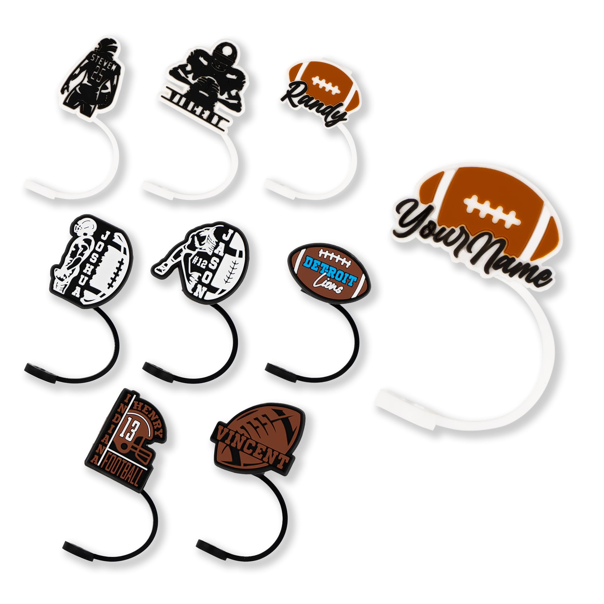 Personalized Straw Cover Cap, Cups with Lids and Straws Topper, Custom Straw Tip, Compatible with 30 & 40 Oz Tumbler Funny Useful Cute Gifts for Girls