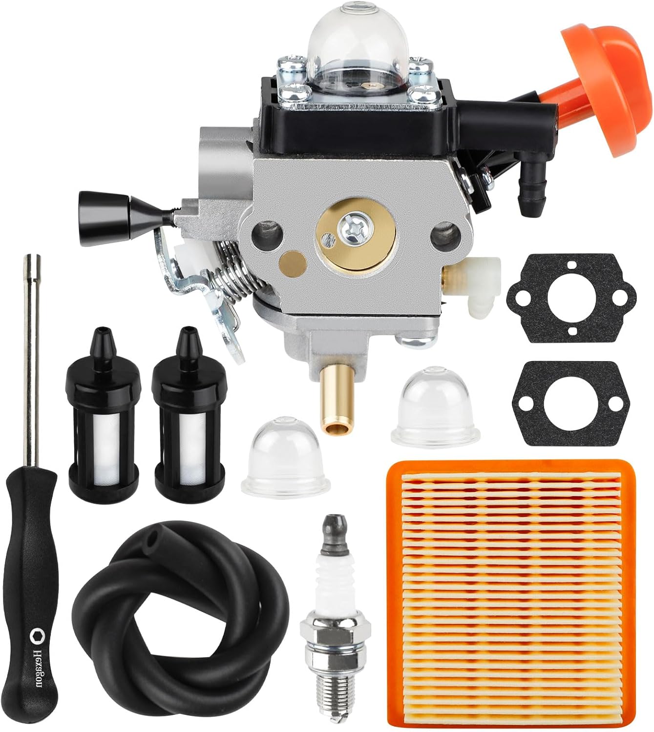 41801200615 FS91R Carburetor with Air Filter Tune Up Kit