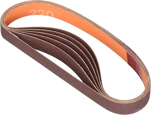 Work Sharp Band Range - Cinturones de grano para afilar al aire libre disponibles en color marrón - Talla 220