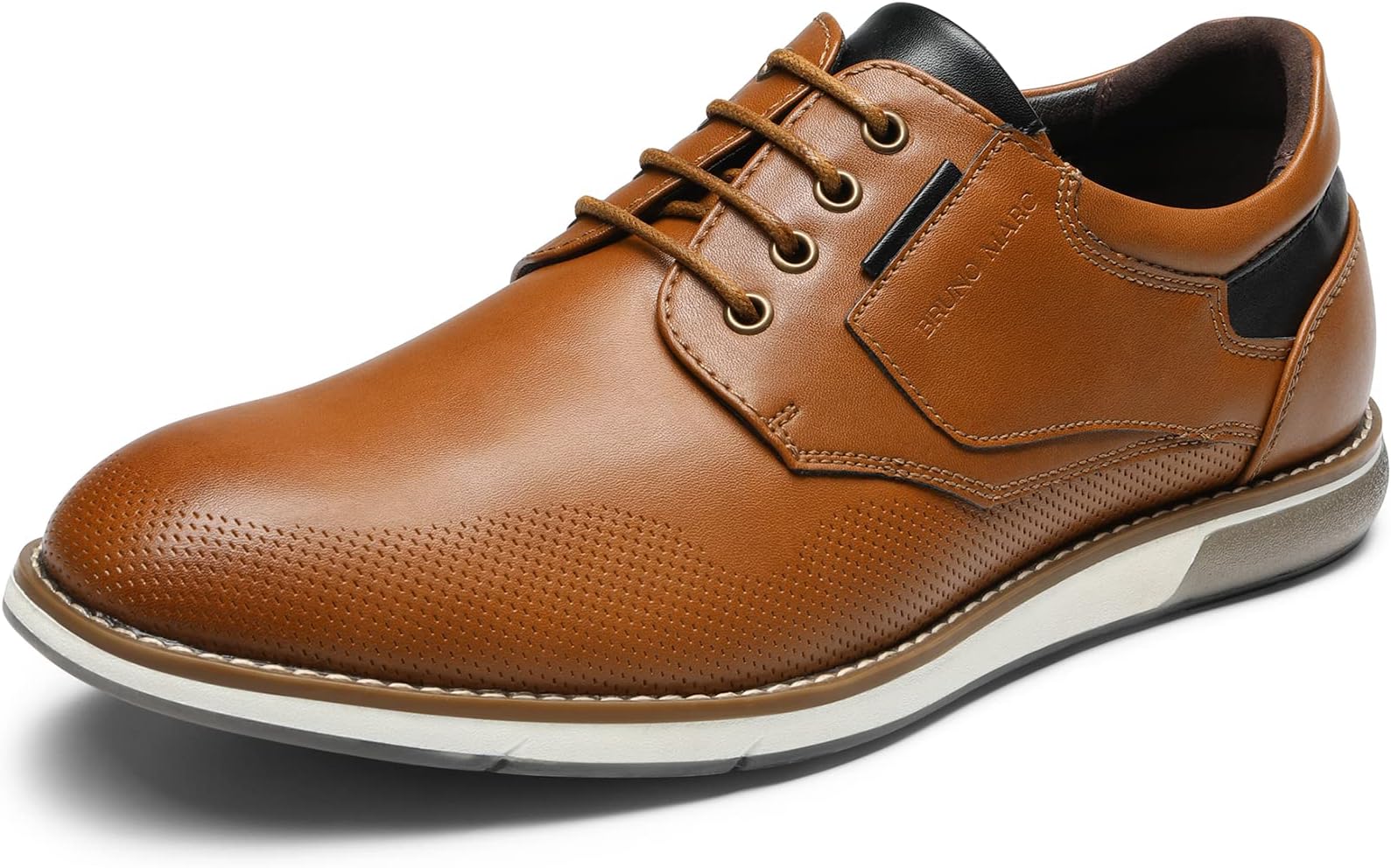 brown business casual shoes