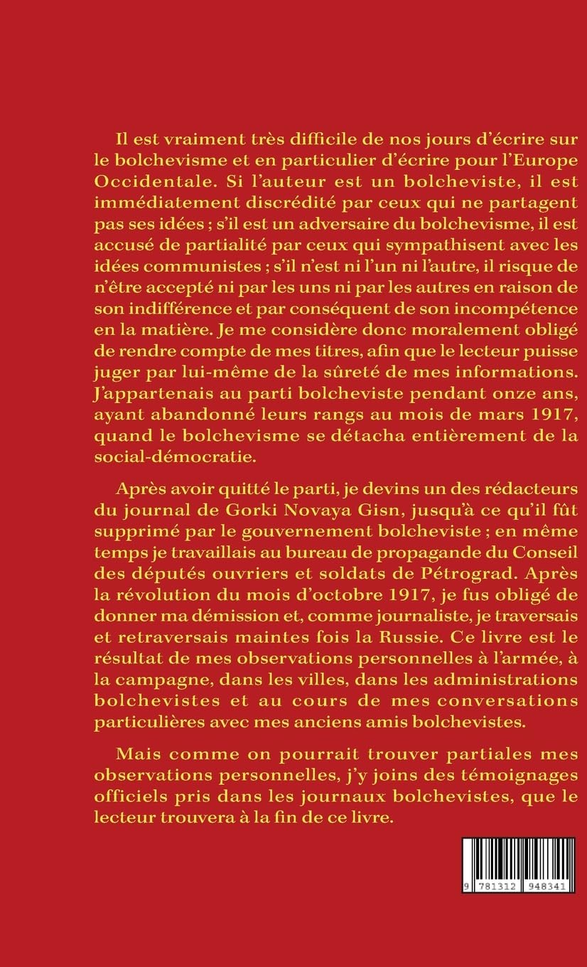 La Russie bolcheviste: Dans le royaume de la famine et de la haine