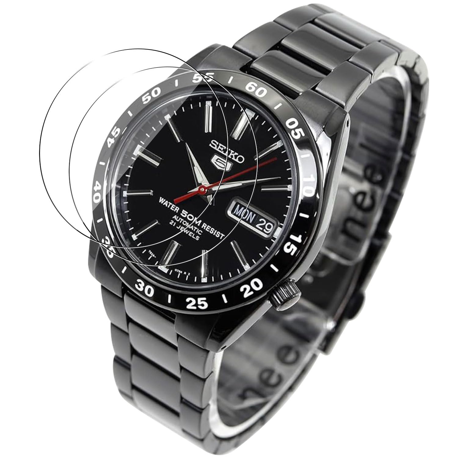 Amazon.co.jp: (2枚入り)For SEIKO 5 SNKE03KC フィルム 強化ガラス