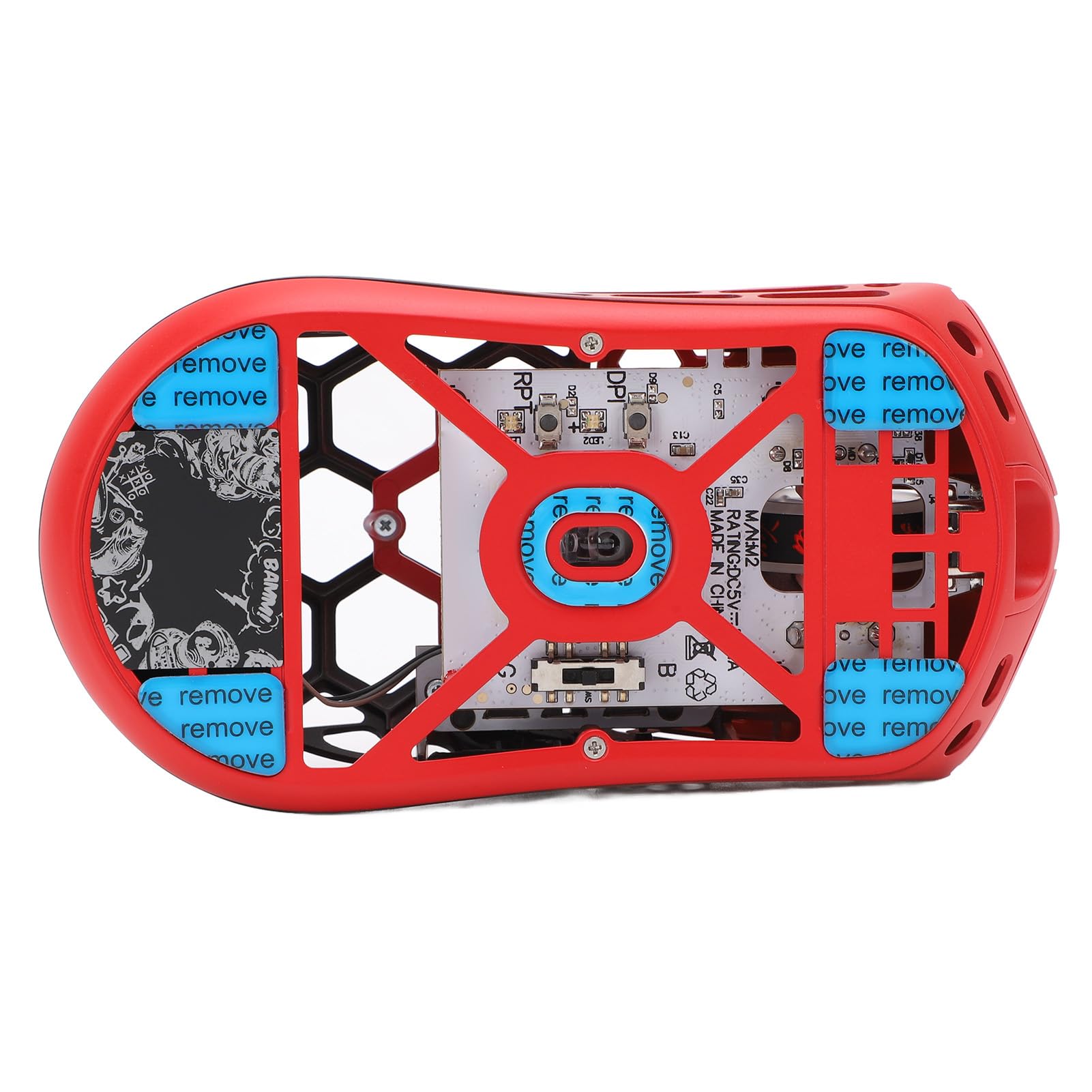 CHICIRIS Mouse da Gioco Wireless, Mouse Ergonomico per Computer con Sensore 26000 DPI, 5 Pulsanti Programmabili, 3 modalità Bluetooth 2.4G Cablato per Utenti Destrimani