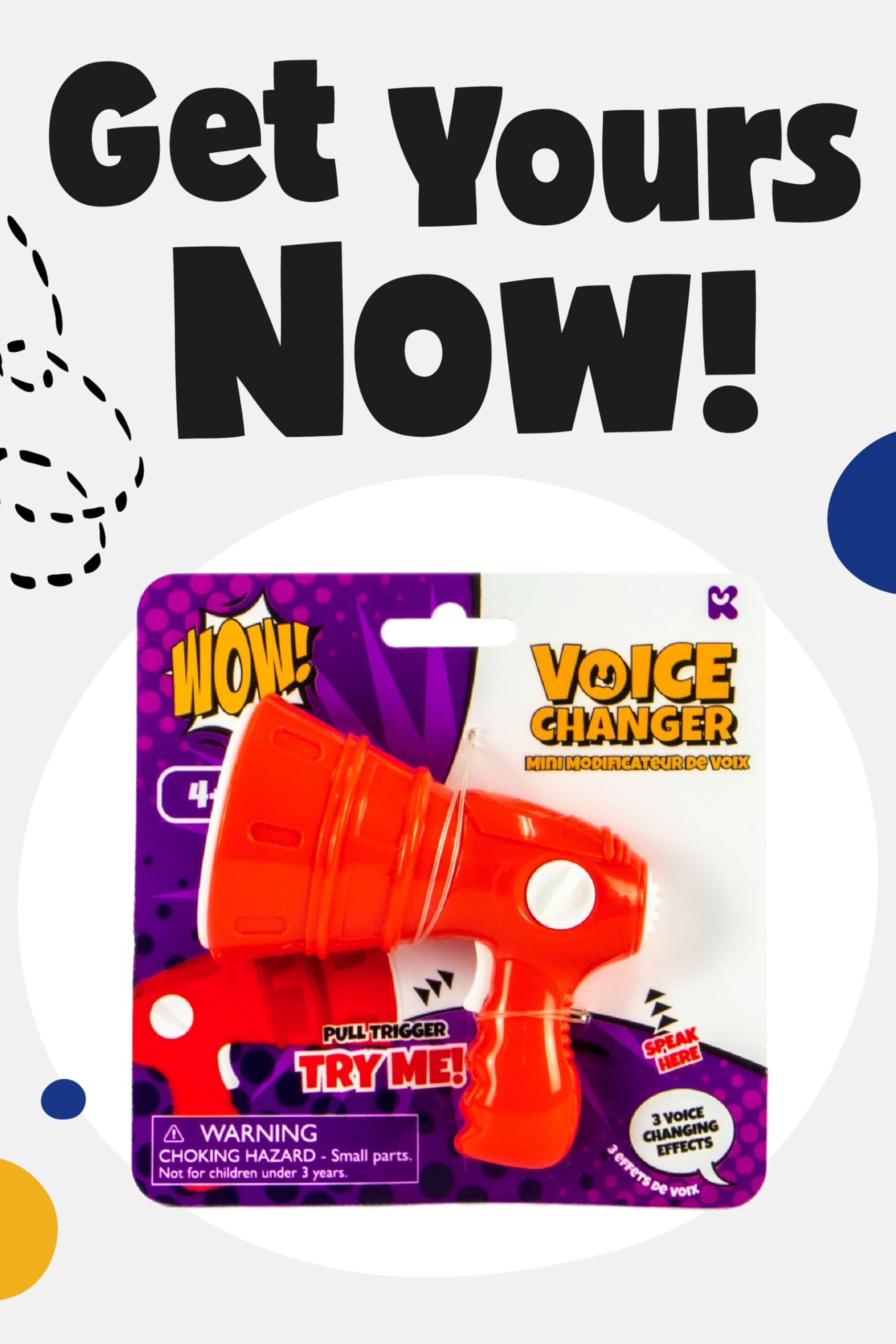 Amazon.com: Keycraft Mini Voice Changer 3 Voice Changing Effects