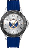 Tribute Men's NHL Gamer 42mm Watch – Buffalo Sabres with Blue Silicone Strap