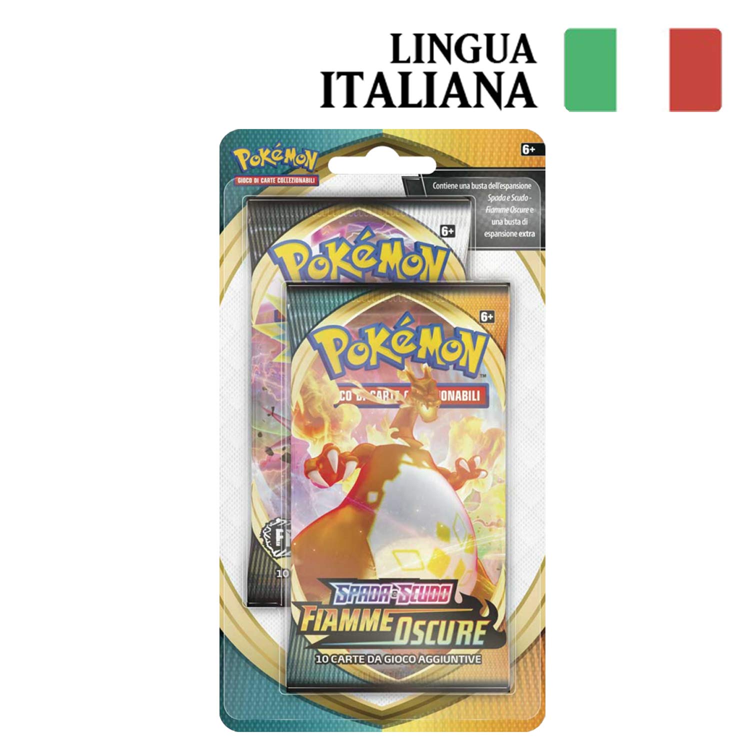 Spada e Scudo Fiamme Oscure display 12 blister promo 2 bustine Celebration (IT)