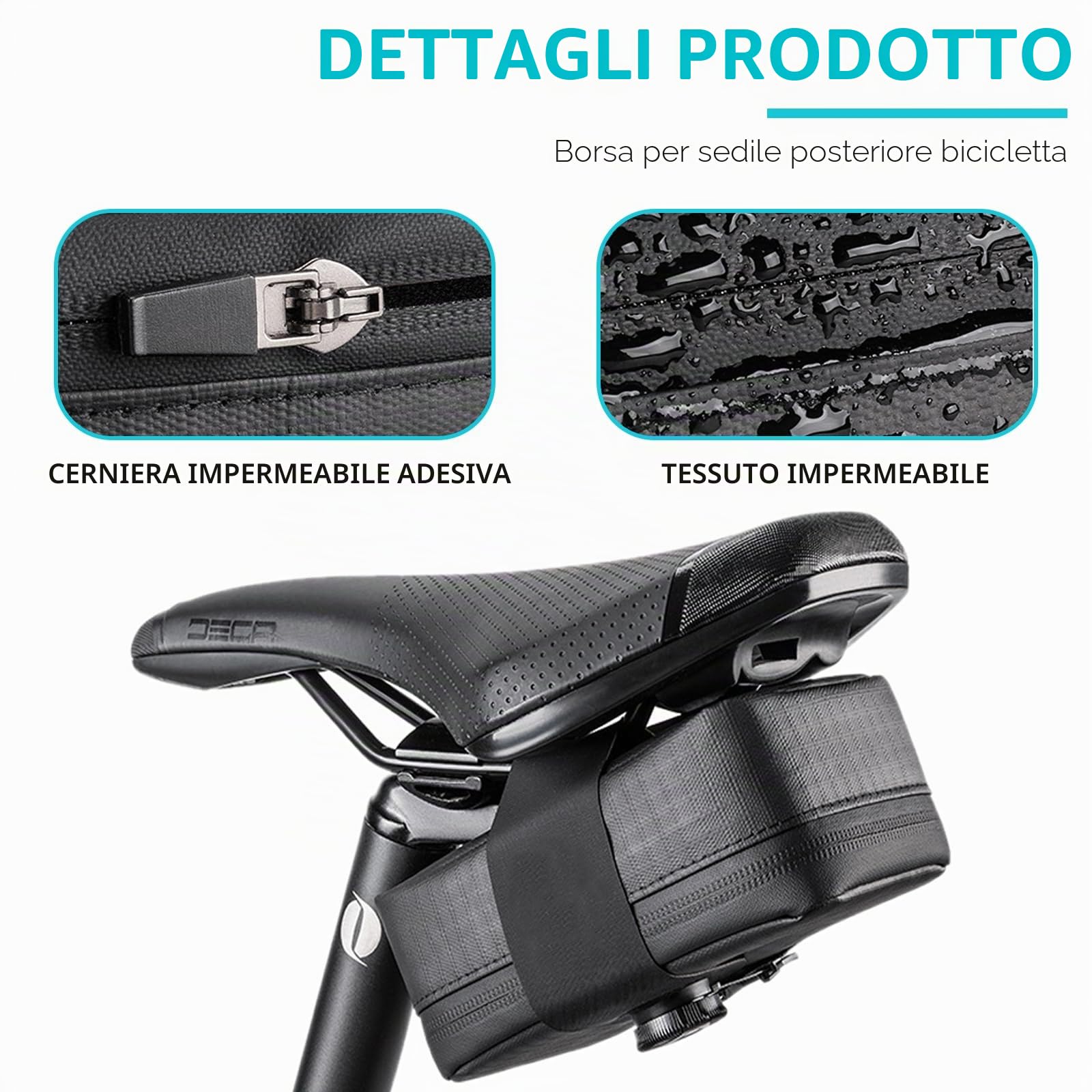 Borsa Sottosella Bici - Borsa Bici Sottosella Borsa da Sella Bici Accessori Bici