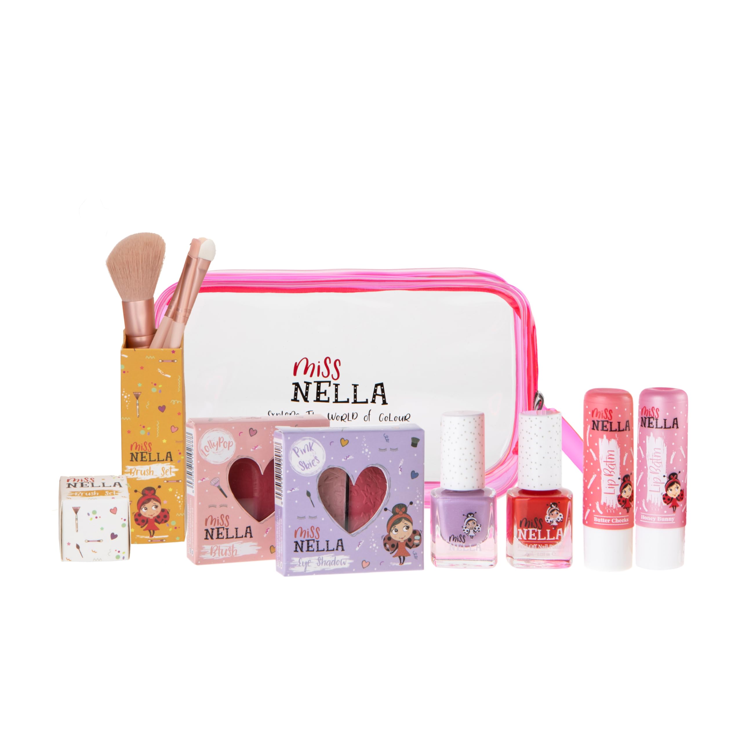 MISS NELLA Bag of Wonders The Perfect Cosmetic Bag Gift Set for Girls Playing Dress up, Like Mummy