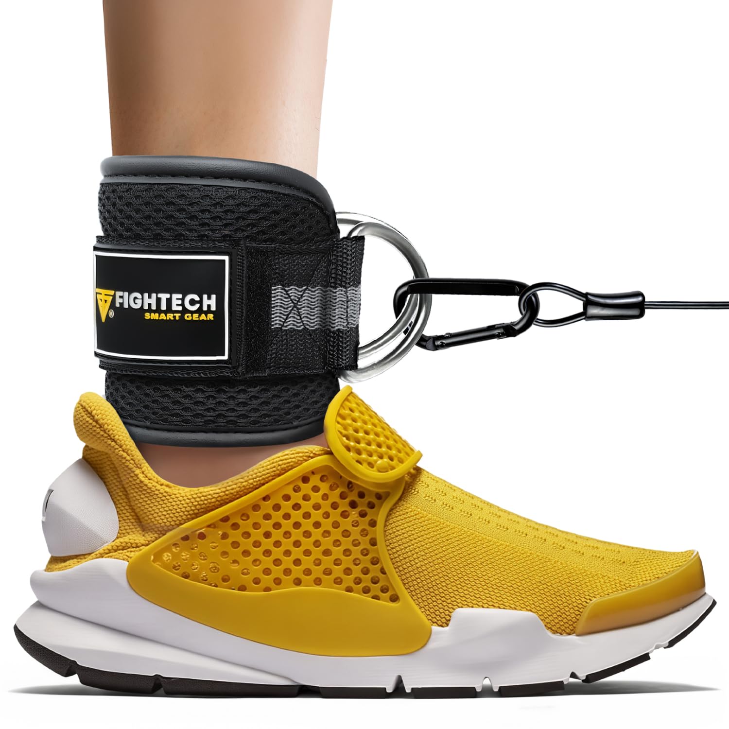FIGHTECH Ankle Straps Cable Machine Attachment - exercise machine parts and accessories | Mubboo
