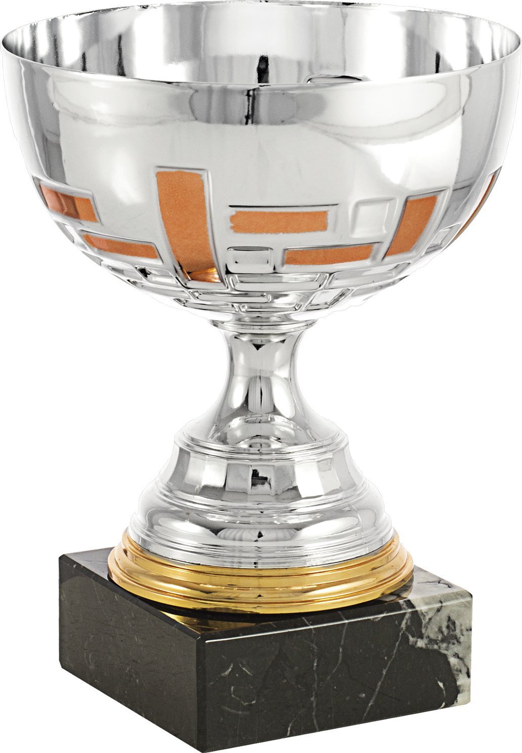 PALLART7183 – 3 Trophy with Sports Design Rectangles Assen 17 cm, Silver, One Size