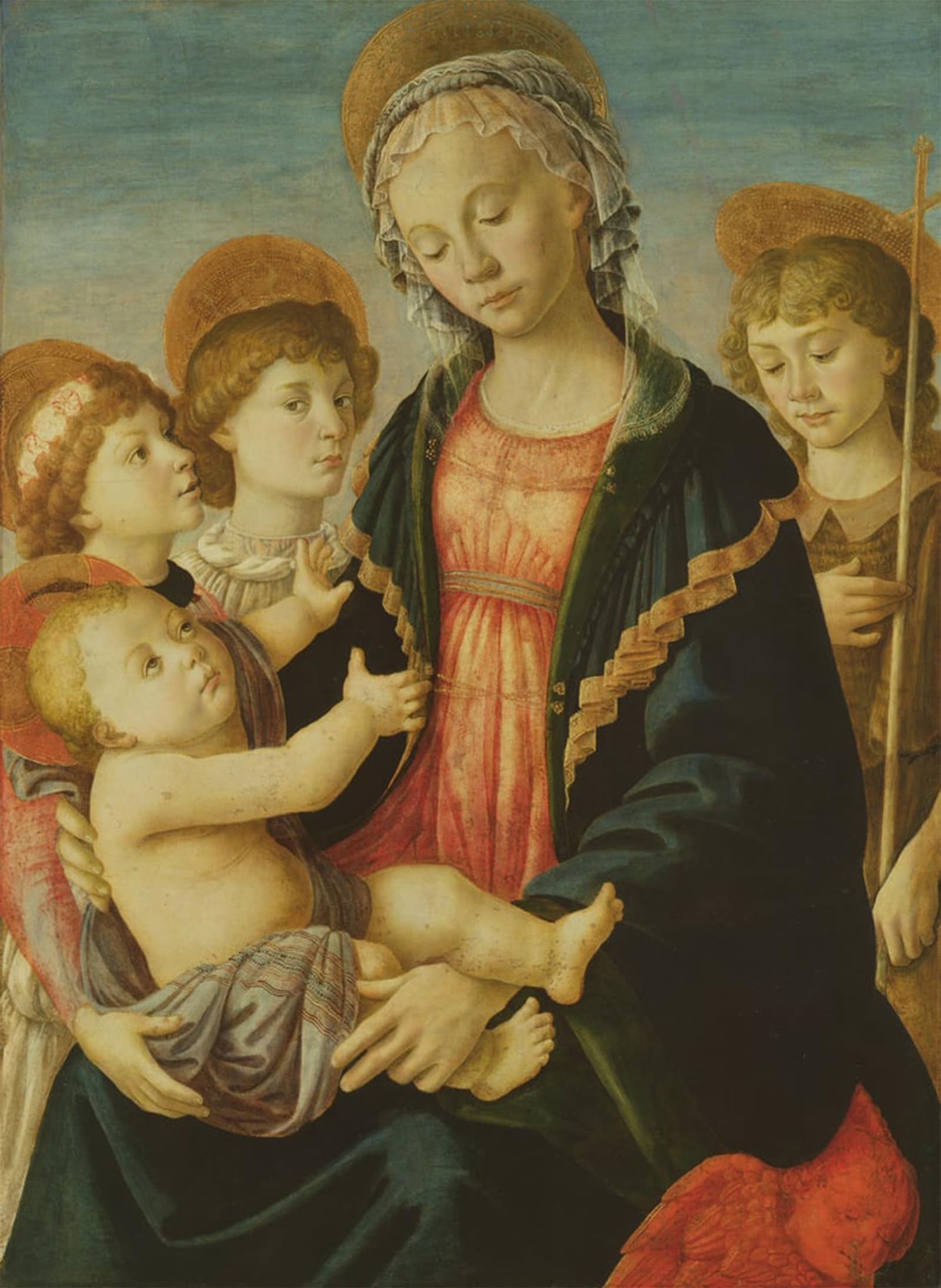 POSTERIIk Vintage Art Print Images Pictures Print Judith with the Head of Holofernes by Sandro Botticelli Modern Colour Posters for Office Home Decor 60x90cm