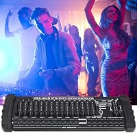 UKing 384 Csatornás DMX512 Fényvezérlő Pult - Vezeték Nélküli DJ Konzol Színpadi Lámpákhoz, Mozgó Fejekhez, LED Reflektorokhoz 7