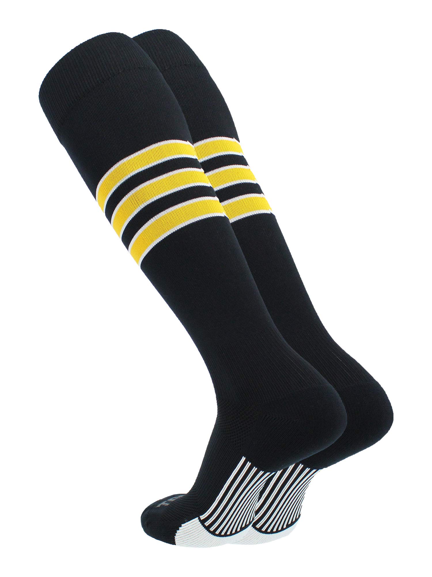 Chaussettes De Baseball TCK Elite Performance Taille L (hommes 9-12) Blanc Et Marron Neuves