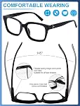 OCCI CHIARI Reading Glasses Women Stylish Square Readers 1.0 1.25 1.5 1.75 2.0 2.25 2.5 2.75 3.0 3.5 4.0