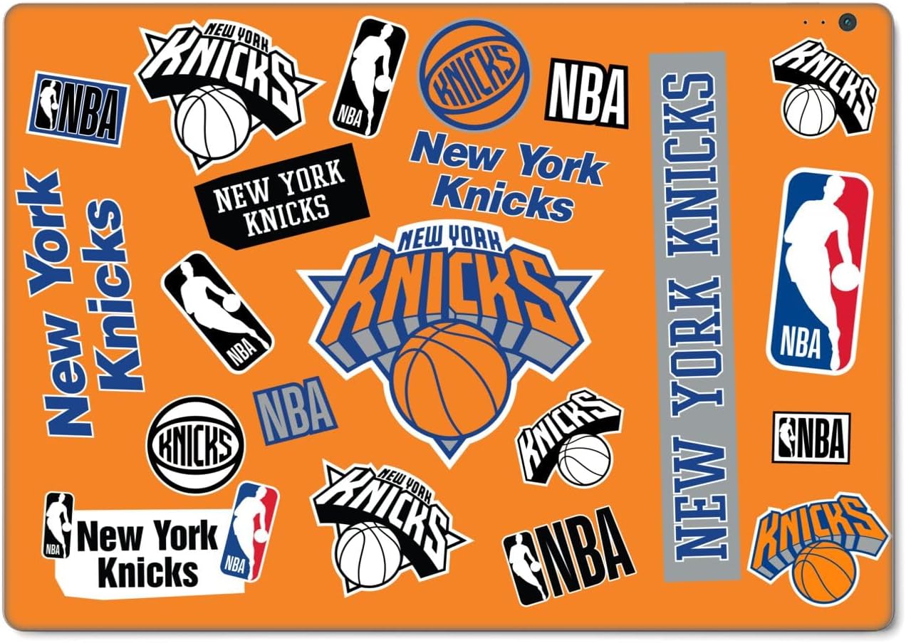 Head Case Designs Officially Licensed NBA Sticker Collage New York Knicks Vinyl Sticker Skin Decal Cover Compatible with Microsoft Surface Pro 4/5/6