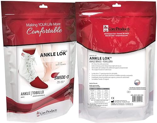 Miniatura 5 de Swede-O 81041805 Swede-O - Tobillera (tamaño mediano), color blanco