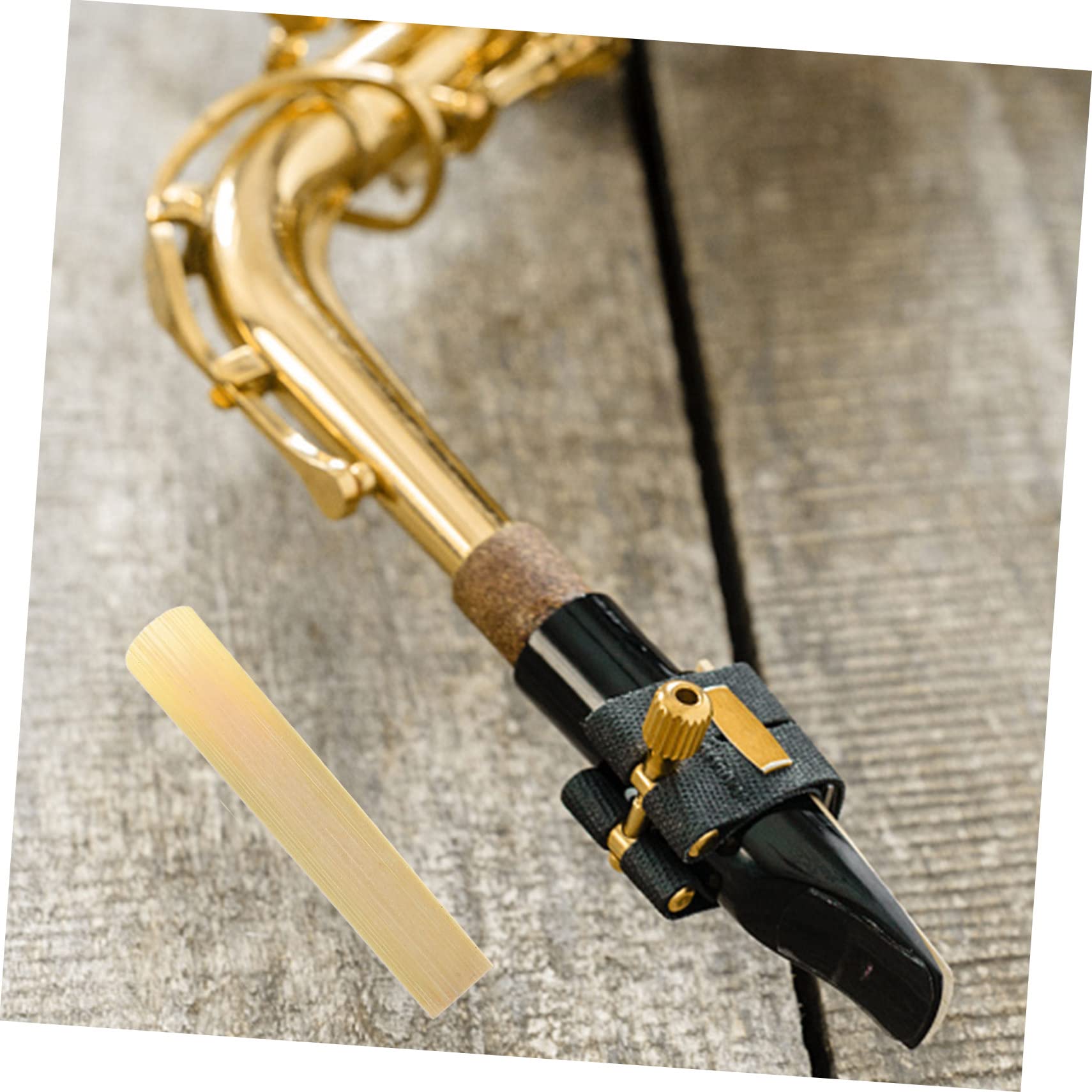 Vaguelly 10Pcs Clarinet Reeds for Saxophone Durable and Easy to Install Clarinet Supplies and Musicians Hardness Natural Material